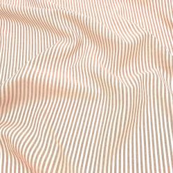 Striped Cotton-Viscose Blend RAYTIS1 Hazelnut / Hazelnut